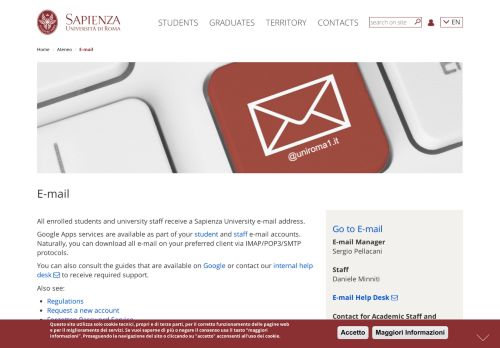 
                            6. E-mail | Sapienza Università di Roma