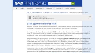 
                            6. E-Mail-Spam - GMX Hilfe