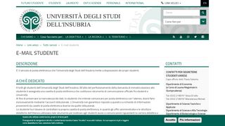 
                            4. E-mail studente | Università degli studi dell'Insubria