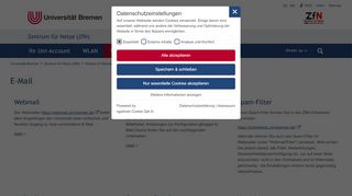 
                            7. E-Mail - Uni Bremen