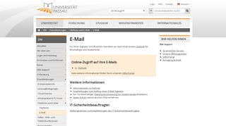 
                            10. E-Mail - Universität Passau