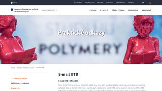 
                            3. E-mail UTB - Fakulta technologická