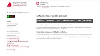 
                            9. E-Mail Verteiler und Postfächer – Hochschule Karlsruhe – Technik ...