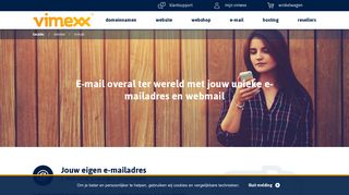 
                            5. E-mail via Vimexx | Overal ter wereld met je eigen domeinnaam