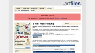 
                            13. E-Mail-Weiterleitung - artfiles