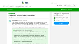 
                            10. e-mailadres @zonnet.nl werkt niet meer | KPN Community - KPN Forum