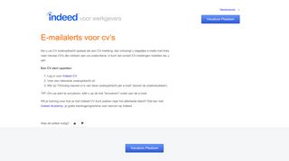 
                            9. E-mailalerts voor cv's – Indeed Support voor werkgevers