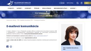 
                            13. E-mailová komunikácia | PhDr. Nadežda Zemaníková, PhD ... - FF UMB