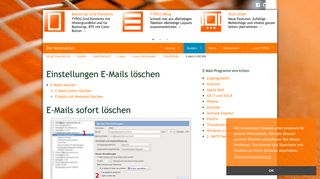 
                            7. E-Mails löschen: Responsive TYPO3-Agentur, Passau, Bayern