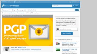 
                            7. E-Mails mit PGP verschlüsseln | heise Download