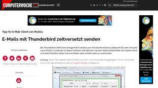 
                            10. E-Mails mit Thunderbird zeitversetzt senden - TecChannel