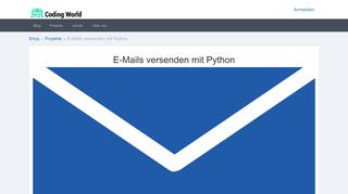 
                            4. E-Mails versenden mit Python - Coding World: Code Create Change