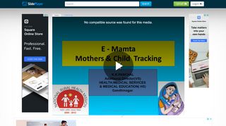 
                            6. E - Mamta Mothers & Child Tracking - ppt video online download