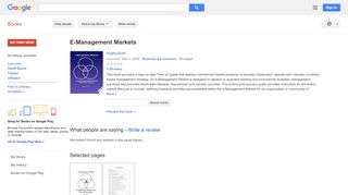 
                            9. E-Management Markets