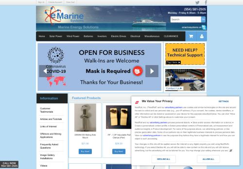 
                            5. e Marine Systems: Marine Energy Solutions | Call 954-581-2505