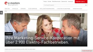 
                            11. e-masters: Marketing-Service-Kooperation für Elektro-Fachbetriebe