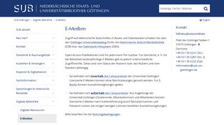 
                            2. E-Medien - SUB Göttingen