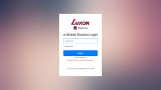 
                            11. e-Mobile Login - Luxor Network Sdn. Bhd.