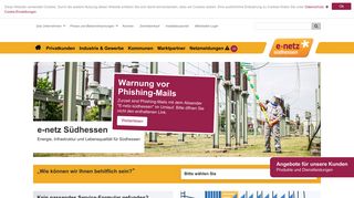
                            2. e-netz Südhessen: Startseite