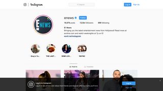 
                            6. E! News (@enews) • Instagram photos and videos