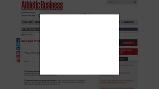 
                            6. E-News Sign Up - Athletic Business