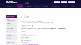 
                            4. E-õpe - Tallinna Majanduskool