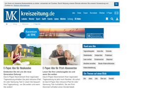 
                            1. E-Paper Abo - Abo - Zeitung - kreiszeitung.de