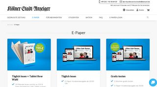 
                            5. E-Paper - Abo - Kölner Stadt-Anzeiger