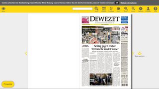 
                            2. E-Paper - DEWEZET - Deister- und Weserzeitung