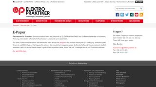 
                            3. E-Paper - Elektropraktiker