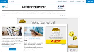 
                            2. E-Paper – HAZ – Hannoversche Allgemeine