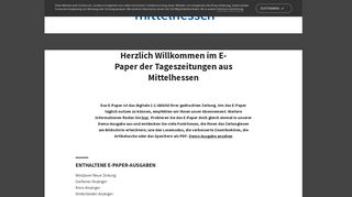 
                            2. E-Paper Hilfe - Mittelhessen