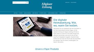 
                            6. e-Paper - Ihre Allgäuer Zeitung