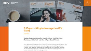 
                            7. E-Paper – Mitgliedermagazin Profil – ACV