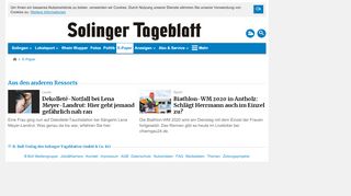 
                            1. E-Paper - Solinger Tageblatt