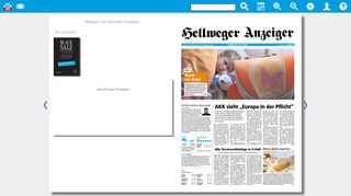 
                            11. E-Paper Status - Hellweger Anzeiger