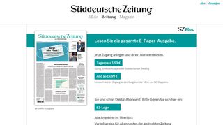 
                            1. E-Paper - Süddeutsche