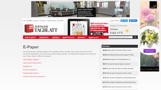 
                            3. E-Paper - Zofinger Tagblatt