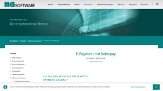 
                            12. E-Payment mit Saferpay - MG Software
