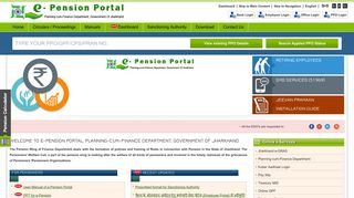 
                            12. e-Pension Portal, Planning-cum-Finance Department, Government Of ...