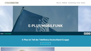 
                            3. E-Plus Gruppe | Telefónica Deutschland