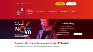 
                            8. É possível alterar a senha de acesso do site NET Combo? - FAQ Net