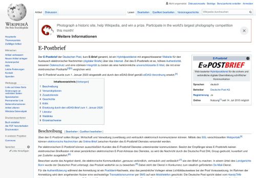 
                            10. E-Postbrief – Wikipedia