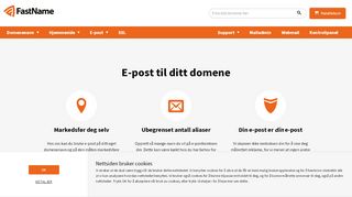 
                            3. E-postkonto til ditt domene - FastName.no