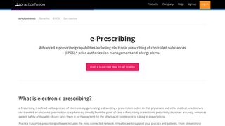 
                            10. e-Prescribing | Electronic Prescription Software | Practice Fusion