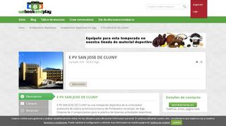 
                            11. E PV SAN JOSE DE CLUNY (Vigo) - WeBookandPlay.com