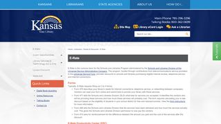 
                            12. E-Rate | Kansas State Library, KS - Official Website