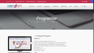 
                            9. E-Reçete Programı - İndemSOFT Yazılım | 0 224 334 02 75