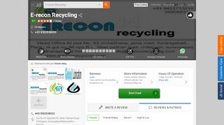 
                            8. E-recon Recycling, Chittegaon - Scrap Buyers in Aurangabad ...