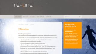 
                            6. E-Recruiting - refline.ch